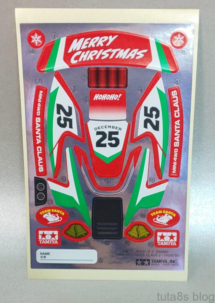 ミニ四駆 ミニ四駆サンタクロース(レッドレーサー)